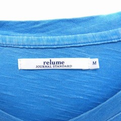 JOURNAL STANDARD relume Vneck Tshirt Cut and Sew Short Sleeve Pattern Cotton M