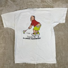 Vintage 90’s Single Stitch Funny Graphic Golf Shirt USA Made Size XL Cracky