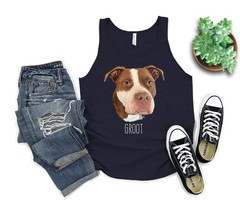 Unisex Custom Dog Pet Tank Top Personalized Dog Gift Idea