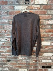 DeWalt Size Medium Men’s Guaranteed Tough Long Sleeve Shirt Gray Black Crew