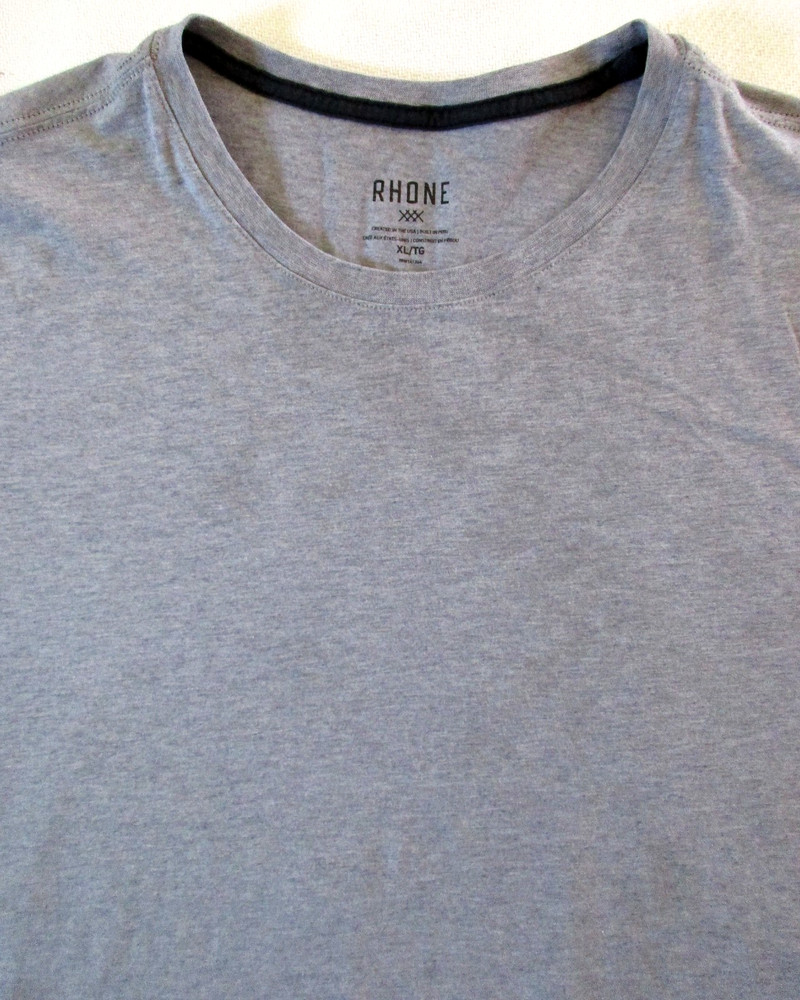 Rhone T Shirt Men’s XL Extra Large Organic Pima Cotton Preppy Cool Comfort Gray