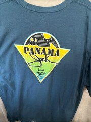 Panama Jack T-shirt 2X Cotton Blend Heavy Weight Unisex Oversized Blue