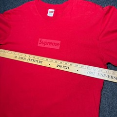 Supreme Tonal Box Logo T-Shirt Men’s Extra Large Red Tee SS23