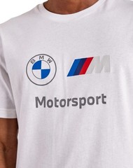 Puma BMW Motorsport MMS Essential Racer Logo T Shirt Men’s Size Medium