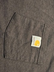Carhartt Loose Fit K87 Men’s T-Shirt 3 XL Gray Heavyweight Fabric