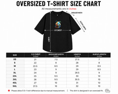 Oversized Panda T-Shirt Cute Kawaii Graphic Tee Unisex Funny Streetwear Black