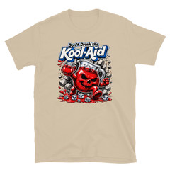 DONT DRINK THE KOOL-AID SHIRT, KOOLAID SHEEP POLITICAL T-SHIRT