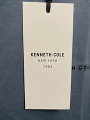 Kenneth Cole Men’s Clear Sky Blue Medium T-Shirt Short Sleeve Small Logo