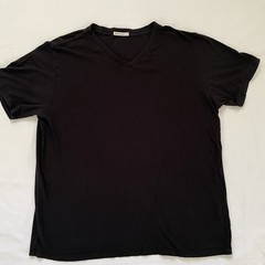 Marine Layer V-Neck T-Shirt Men LARGE Black Soft Tri-Blend Made in California