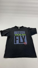 Vintage Levi’s Button Your Fly Shirt Mens Medium Black 501 Single Stitch 90s