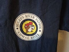 Buc-ee’s Beaver Blue River Patrol Comal River Lifeguard Graphic T-Shirt S