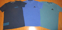 Lot 3 Adidas Men’s Small Tshirts Ultimate 2.0 Go-To Tee Summer Leisure Soft GUC