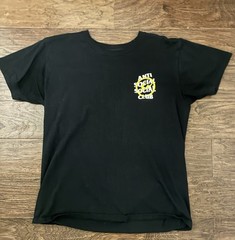 Anti Social Social Club Black Graphic Crew Neck Short Sleeve Tee Size L