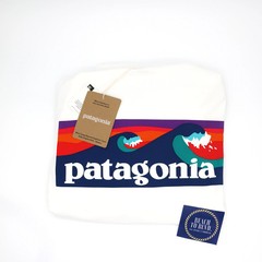 Patagonia Long Sleeve Cap Cool Daily Graphic Shirt Waters Boardshort Logo: White