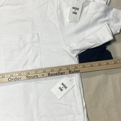 MODE OF ONE T-shirt Lot Boxy Pocket T-Shirt Regular Fit Cotton Lightweight M