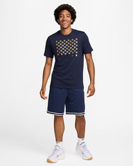 Nike USA Men’s Basketball T-Shirts FQ3631-451 Obsidian US Size XS-3XL New