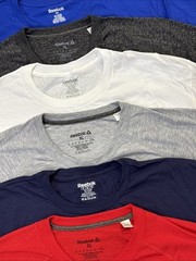 Reebok Men’s Short Sleeve 6 Pack New T-Shirt, Size XL (6 Colors Pack)