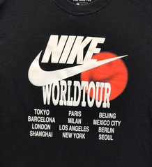 Nike Shirt Black M Graphic Limited Edition World Tour Oregon MOVE YOUR BODY Mens