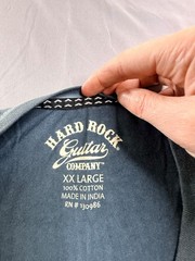 Hard Rock Cafe San Antonio Shirt Mens XXL Blue Mineral Wash Guitar Company