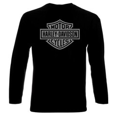 Harley Davidson, men’s long sleeve t-shirt, 100% cotton