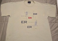 Vintage ER NBC Experience Store T Shirt XL 2002 Y2K 90s Medical Tee