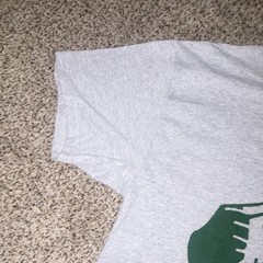 Gildan Heavy Cotton Men’s L Gray Jaguar DNA Graphic Logo Tee