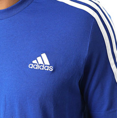 NEW MENS ADIDAS ORIGINALS ESSENTIALS 3 STRIPES TEE SHIRT ~SIZE XL #HE4410