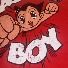 Astro Boy Graphic Tee T-shirt Size Large L Red Osamu Tezuka Productions Official