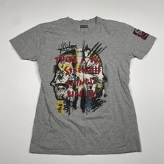 Sean John Shirt Men’s Large Gray Short Sleeve Tee Y2K No Strength Without Unity