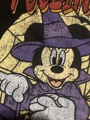 Disney Mickey Minnie Mouse Halloween T-Shirt Mens LARGE NWT Worn Vintage Look