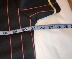 SEPULTURA TERRITORY Baseball Jersey Adult Small Black Red Pinstripe Stitched