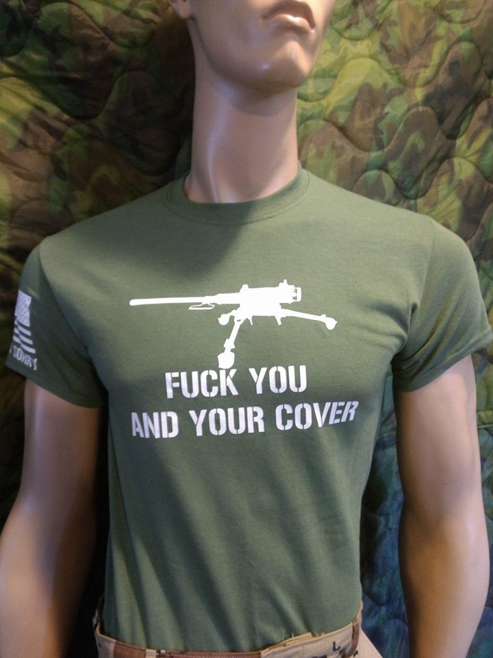 New, made to order –  “F**k you and your cover” t-shirt