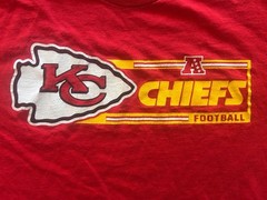 Kansas City Chiefs NFL Team Apparel T-Shirt Size Large