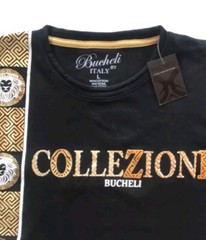 Men’s Bucheli Cotton T Shirt,Italian Style,Slim Fit,Stretch M L.…A12.A
