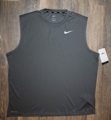 NWT NIKE MEN’S HYDROGUARD Swim Big & Tall Tank Top Iron Gray