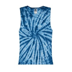 Multi-Color Tie Dye Muscle Tank Tops Sleeveless Adult XS to XXL Cotton