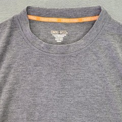 Omni Wool Long Slv Base Layer Thermal Shirt Gray Men’s 2XL – Excellent