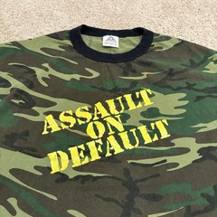 Vintage Assault on Default Special Forces Men’s Camo T-Shirt Size XL