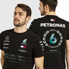 Mercedes AMG Formula 1 Team Constructors Champions T-shirt ALL SIZES XS to XXL