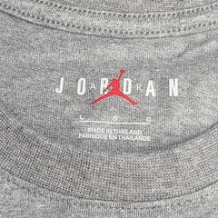 Jordan Shirt Men Large Gray Heather Embroider Wordmark Jumpman Logo Nike Air Tee