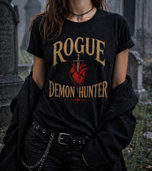 Rogue Demon Hunter T-Shirt ✩ Buffy Vampire Slayer ✩ Angel The Series Wesley Tee!