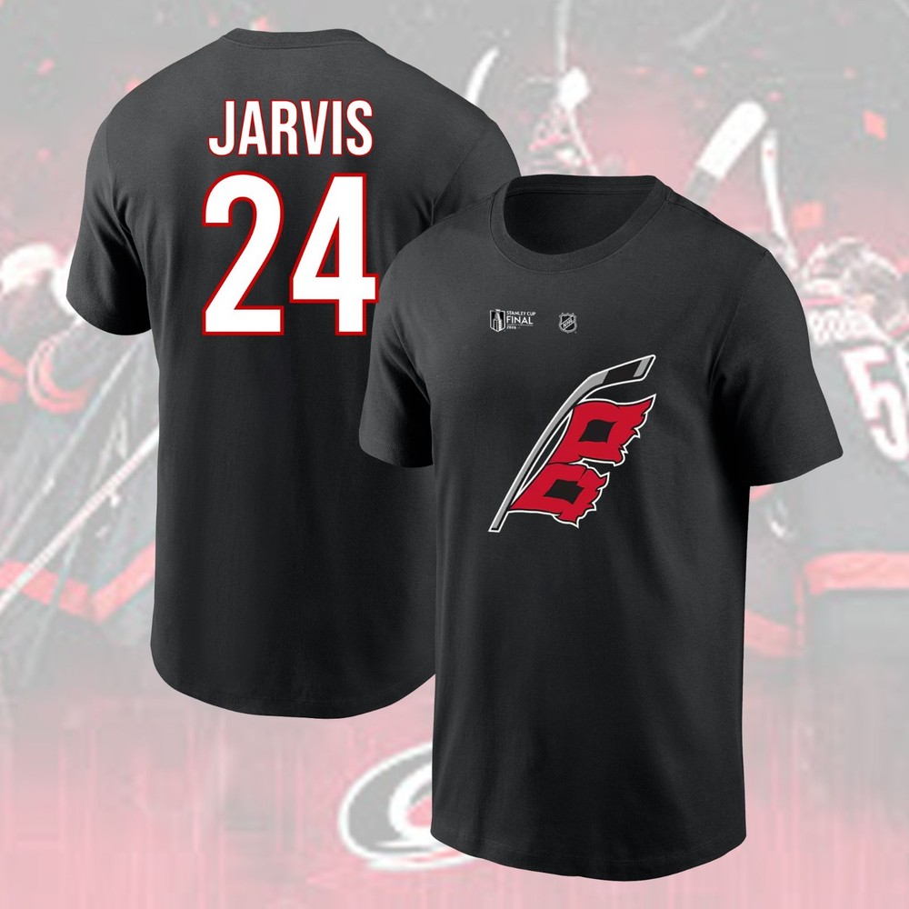 NEW! Black’s Carolina Hurricanes Stanley Cup Final 2026 Name & Number For Fans