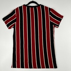 RSQ Collective Shirt Men Large Paris France Spell Stripe Work Party Gym Core Go