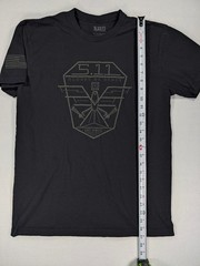 5.11 Tactical T Shirt Mens Large Black Graphic Short Sleeve 100% Cotton