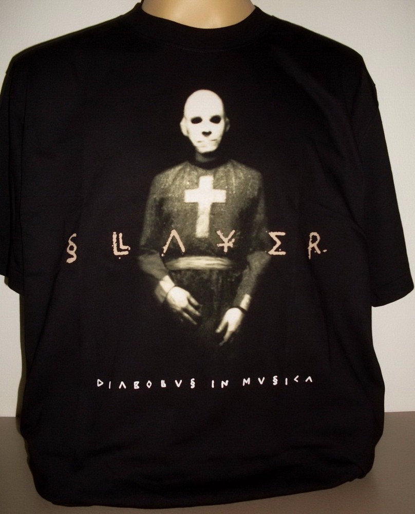 Slayer Diabolus In Musica T-Shirt Size S M L XL 2XL 3XL Thrash Metal Band New!