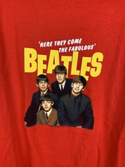 New Beatles Here They Come American Tour 1964 Shirt Red Size Large 2002 NWT