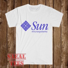 Sun Microsystems Company Men’s White T-Shirt Size S-5XL
