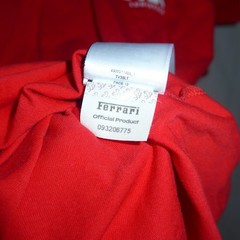 Puma X Scuderia Ferrari Collection SF Sainz T-Shirt Sz L Rosso