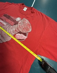 Vintage Detroit Red Wings Stanley Cup Champions 2002 T Shirt Men’s XL Red