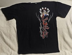 JOKER CARD ACES SPADE DICE EIGHT BALL GAMBLE CLOWN THE GAME CONTINUE T-SHIRT